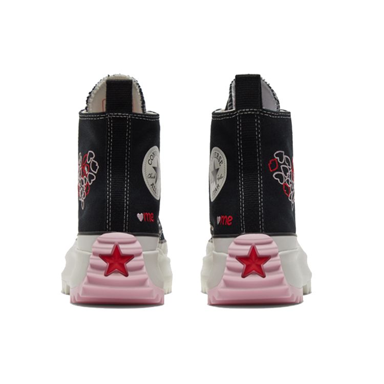 Converse Кроссовки унисекс Run Star Hike High Valentines With Love черный, розовый, красный A01598C