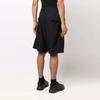 Y-3 SS21 Широкие шорты-бермуды длиной до колена Мужские шорты Черные HG8600