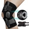 Hinged Knee Brace Adjustable Knee Support with Side Stabilizers of Locking Dials