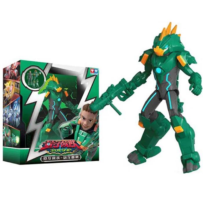 Dinoster. Large Figurine of the Hero Lucio In a Dino Suit 23 Cm.