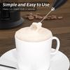 Automatic Electric Milk Frother,2-in-1 Coffee Mixer&Mini Egg Beater for Hot/Cold Drinks,Kitchen Baking Tool with Whisks