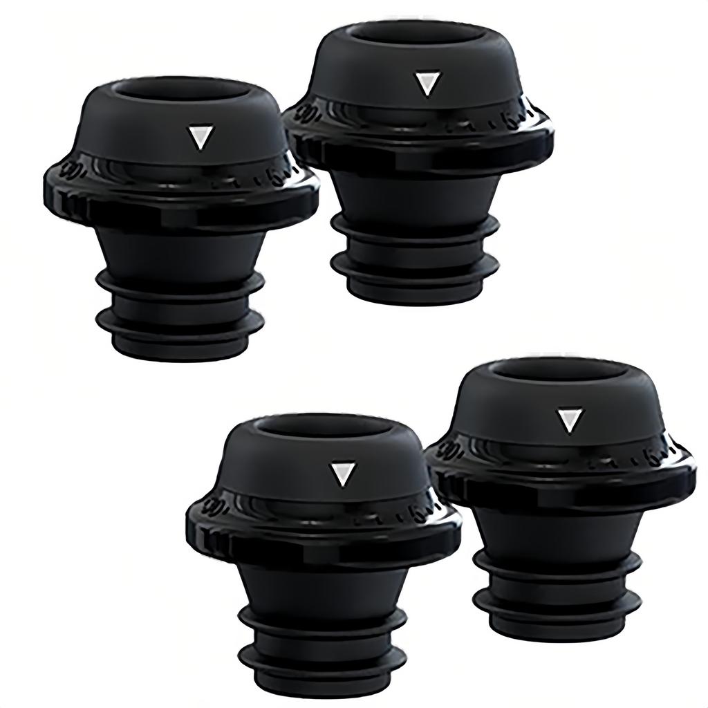 Вакуумный насос для вина с пробкой для бутылок, силиконовая пробка для вакуумного уплотнения, вакуумный упаковщик Wine Saver Preserver, черный