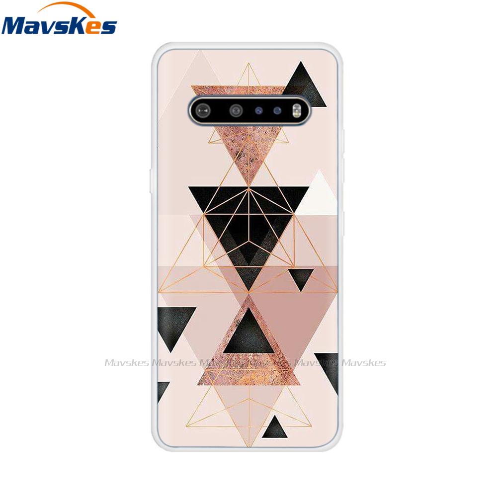 Силиконовый чехол для LG V60 ThinQ 5G, чехол, мягкая ТПУ задняя крышка, чехол для телефона с печатью для LG V60 V50 ThinQ 5G, чехол, Fundas, бампер