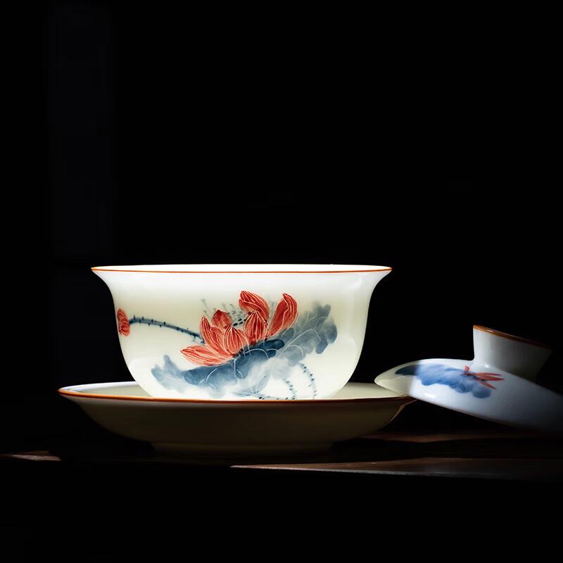 Симейтан Цзиндэчжэнь Тонкостенный керамический гайвань