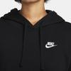 Nike Sportswear Club Fleece Embroidered Hoodie Women Hoodie Black DQ5793-010