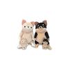 Morisaka Global Mochi Chihuahua Large Black 22 x 22 x 30cm Chihuahua Plush Toy, Soothing, Soft and Squishy, Cute Animal, Mochi Series MOCI-0350B