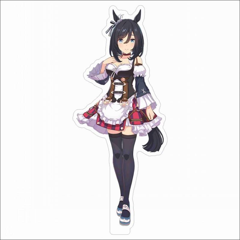 Япония красивая дербиль 15 см персонажи мультфильмов акриловая двухсторонняя подставка модель каваи милая офисная декоративная панель постоянные поклонники записи