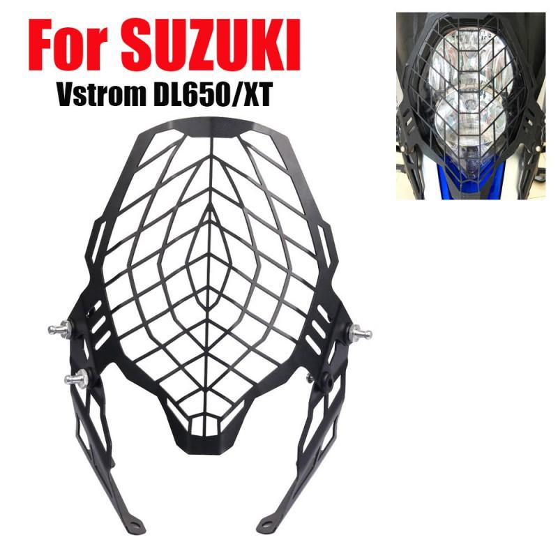 Черная Защитная Крышка Фары Мотоцикла Suzuki V-Strom DL650 Защита Передней Фары