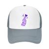Purple Finger Heart Love Icon Mesh Baseball Cap Casual Hat Outdoor  For Womens Unisex FeUnisex