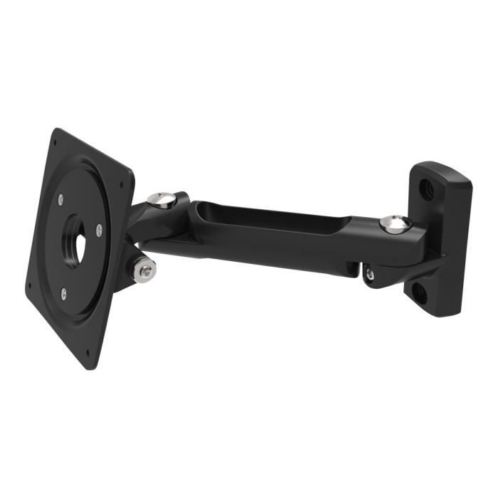 Compulocks Swing Arm VESA Wall Mount Black Mounting Kit (swivel Arm) for Black Steel Shelf Under the Cabinet, Wall Angle…