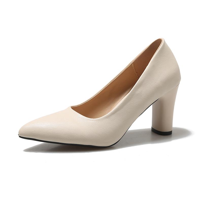 Fashion Aphixta Big Size 45 Classic Party Pumps Women High Chunky Heels Pumps Elegant Women High Heels Zapatos Mujer 2024 Tendencia