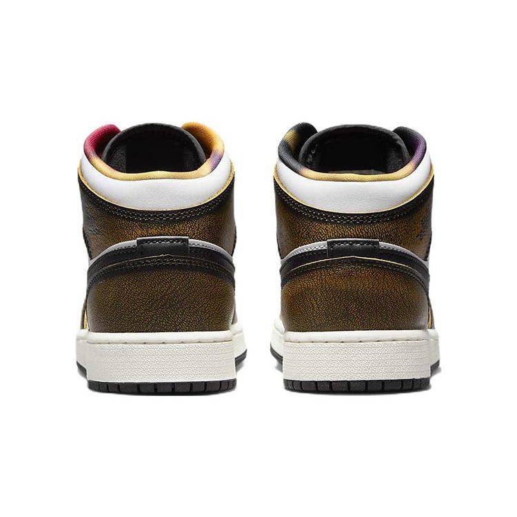 Jordan 1 Mid SE Оранжевый Стирающийся GS DQ8418-071