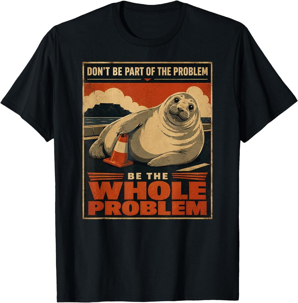 Neil the Seal Become Ungovernable Funny Viral Internet Meme T-Shirt