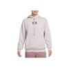 Nike Флисовая толстовка с капюшоном Sabrina Letter Tag, женские топы, серый, фиолетовый FJ4450-019