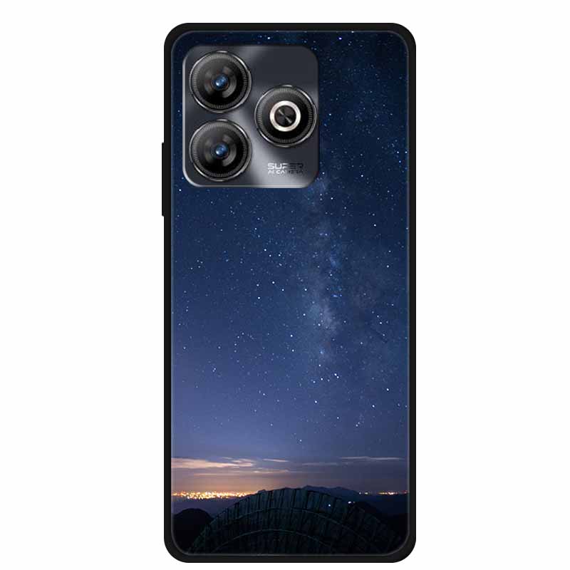 Phone Case For ZTE Blade A75 4G Back Cover Case Shockproof Black Silicone Soft Funda For ZTE Blade A75 4G Case A 75 6.6" Coque