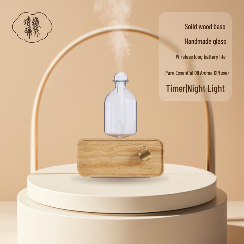 AM02 Rechargeable USB Cold Aroma Diffuser - Waterless, Pure Essential Oil Aromatherapy for Home and Bedroom.