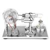 Stainless Steel Mini Hot Air Stirling Engine Motor Model Stream Power Physics Experiment Educational Toy