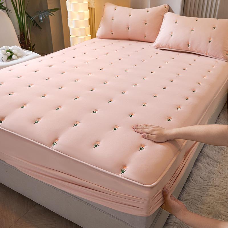 Корейская версия вышивки Матрас из соевого волокна класса А, утолщенный матрас типа наматрасника Simmons, чехол для матраса с полным покрытием.