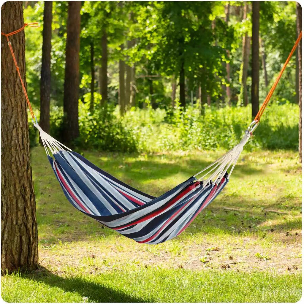 Malaga medium hammock - blue-red
