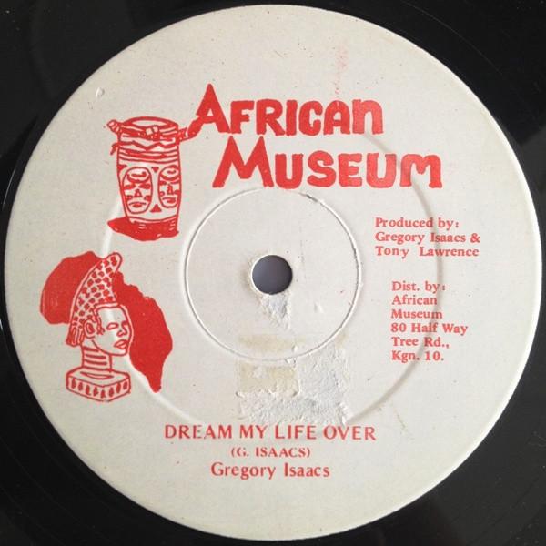 12-дюймовая пластинка GREGORY ISAACS - Dream My Life Over НЕТ Африканский музей 1986 Ямайка Регги, Ска и Даб Б/У