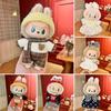 For 17cm Labubu Doll Clothes Fashion Clothes Hoodies Doll Clothes Color Match Hoodies Dolls Accessories Cute Decoration Little Cloths
