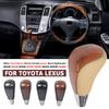 Automatic Gear Shift Knob Leather Shifter Lever Stick For Toyota Corolla Camry Yaris Rav4 For Lexus IS GS LS RX ES Models