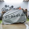 Heavy Duty Waterproof Bike Cover with Adjustable Buckle Straps for Electric Bicycle EVA Bicycle Rain Poncho Dust Cover Protectio