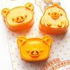 Японская форма для печенья R-Rilakkuma, набор форм для рисовых шариков, суши, инструменты для выпечки в западном стиле, милый мультяшный набор из трех штук