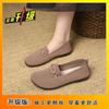 Fashion Casual Non-slip Soft-soled Maternity Shoes Doudou Shoes Flat-soled Mother Shoes Old Beijing Cloth Shoes Women's 2025 Autumn New Models