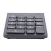 Wireless Number Pad BT5.0 Black 18 Keys Battery Powered Widely Compatible Numeric Keypad for Gaming Office Computer