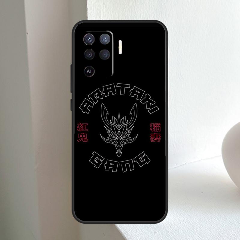 Чехол Genshin Impact Аратаки Итто для OPPO A78 A98 A18 A38 A58 A5 A6 Pro A15 A17 A57 A16 A76 A96 A54 A74 A94 A40 A60 A80