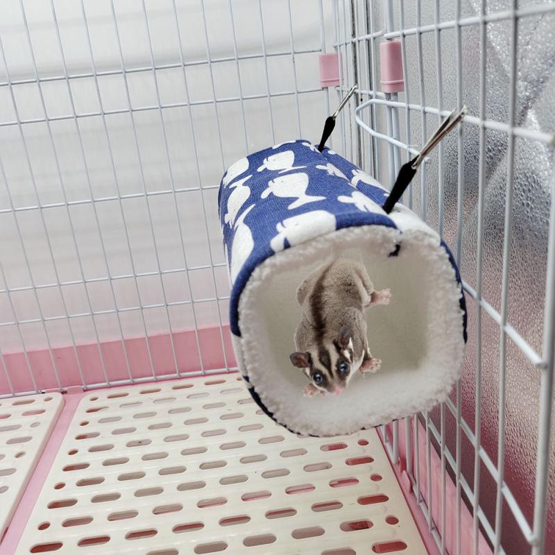 Теплая форма туннеля, гнездо, мягкая плюшевая клетка, аксессуары, постельные принадлежности для хомяка, белки, крысы, игры во время сна