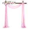 1pc/2pcs 70*550cm Elastic Chiffon Arch  Drapery For Wedding Decoration Stage Background Cloth Gauze