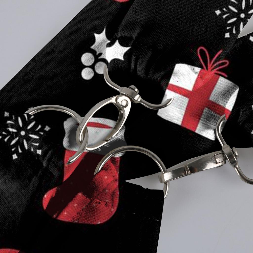 Женский летний комбинезон с рождественским принтом в винтажном стиле (Нерегулируемые ремни)