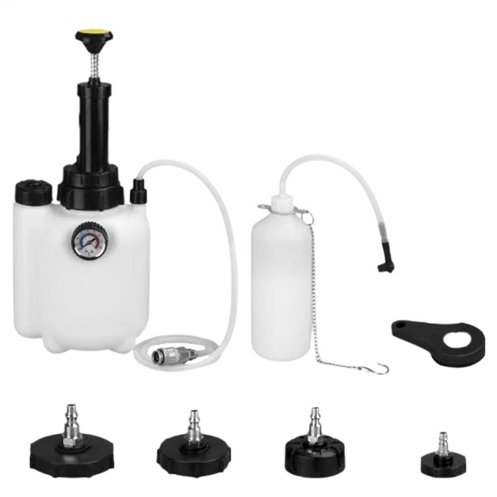 3L Car Manual Brake Fluid Bleeder Kit Vacuum Brake Pressure Fluid Pump Professional Brake Flush Machine Pneumatic Brake Bleeder