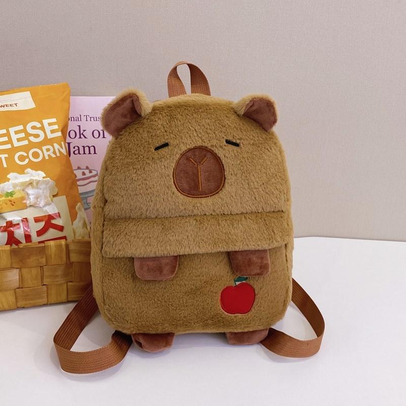 Soft Plush Childrens Backpack With Lightweight Design And Anime Character For School And Travel