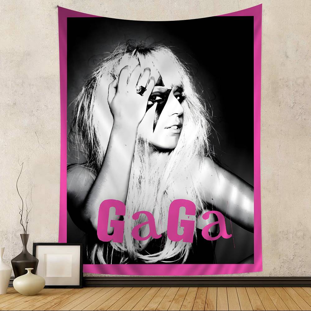 Lady Gaga Hot Music Album Hanging Bohemian Tapestry Bohemian Wall Tapestries Mandala Kawaii Room Decor