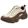 Skechers DLites Удобные Прочные Низкие Папины Кроссовки Мужские Сникеры Коричневый Белый 118336-BRNT