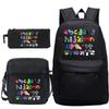 Game Alphabet Lore Alphabet Legend School Bag Backpack Shoulder Bag Pencil Case