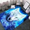Wolf Pattern Carpet Door Mat Bath  Printed  Living Room Bedroom Large  Kids Play Upholstered Kitchen
