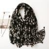 Fashion Bright Striped Line Tassel Viscose Shawl Scarf Lady High Quality Wrap Headband Bufandas Muslim Hijab Sjaal 180*90Cm