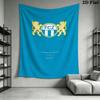 Fc Zrich Wall Tapestry Aesthetic Wall Hanging Printed Fabric Blanket Decorative Tapestries for Bedroom Living Room Home Decor