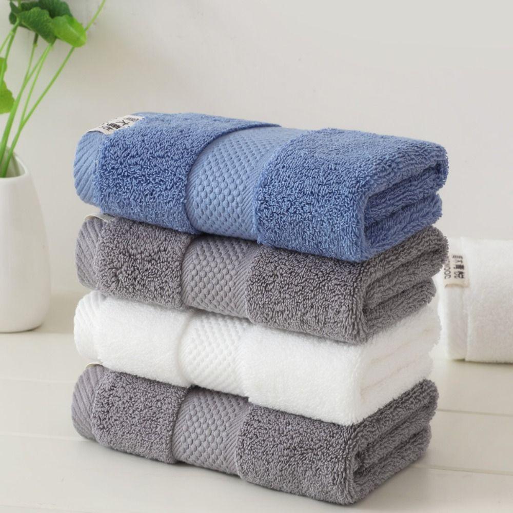 Thickened Shower Towel High Absorbent Cotton Towel Portable Face Towel Kids/Adults