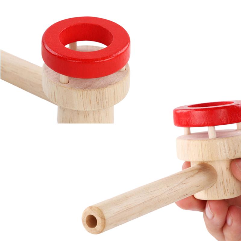 Wooden Suspension Ball Blower Children'S Puzzle Parent-Child Games Training Lung Capacity Toys Floating Blow Pipe Balls Game