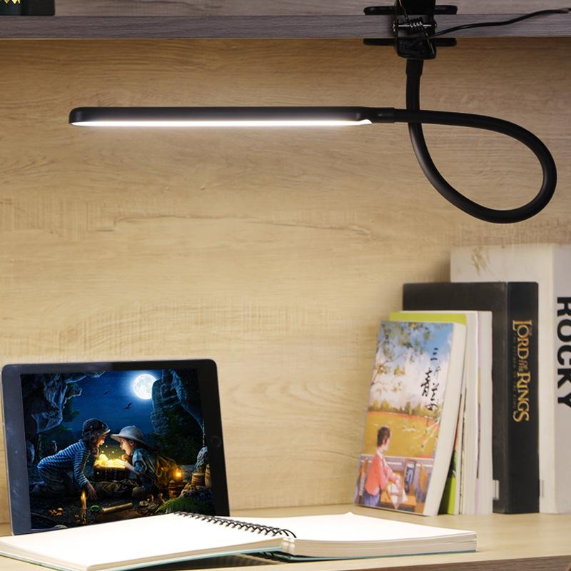 USB LED Clip-On Eye Protection Desk Lamp for Reading and Writing (Customizable)