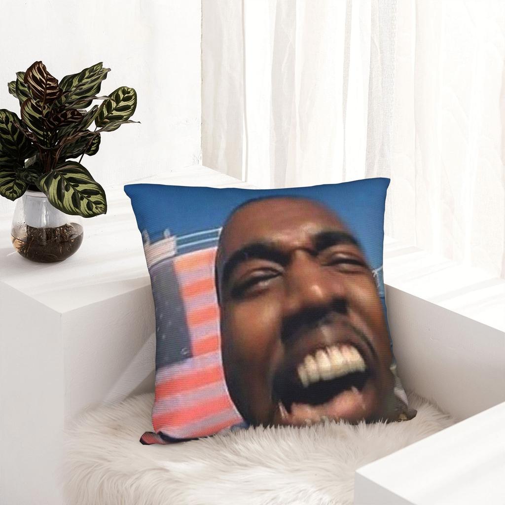 K-kanyes W-wests Забавная Подушка Чехол Аксессуары Мягкая Наволочка Декор Чехол для Подушки-плед Сиденье Разные Размеры