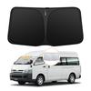 Toyota Hiace 200 Series Windshield Standard Body UV No Suction Cups Light Blocking and HIACE H200 Summer UV Easy Installation and Includes Storage Bag