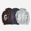 Gap Unisex Fall 2025 Carbon Fleece Logo Hooded Sweatshirt