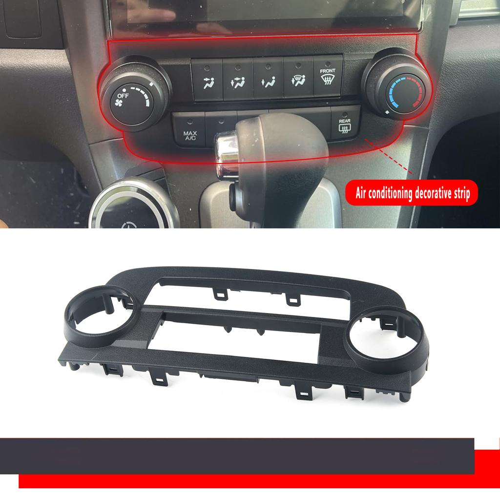 Автомобильная панель кондиционера A/C для Honda CRV CR-V 2007-2012, комплект приборной панели, установка лицевой панели консоли, переходная пластина, накладная крышка