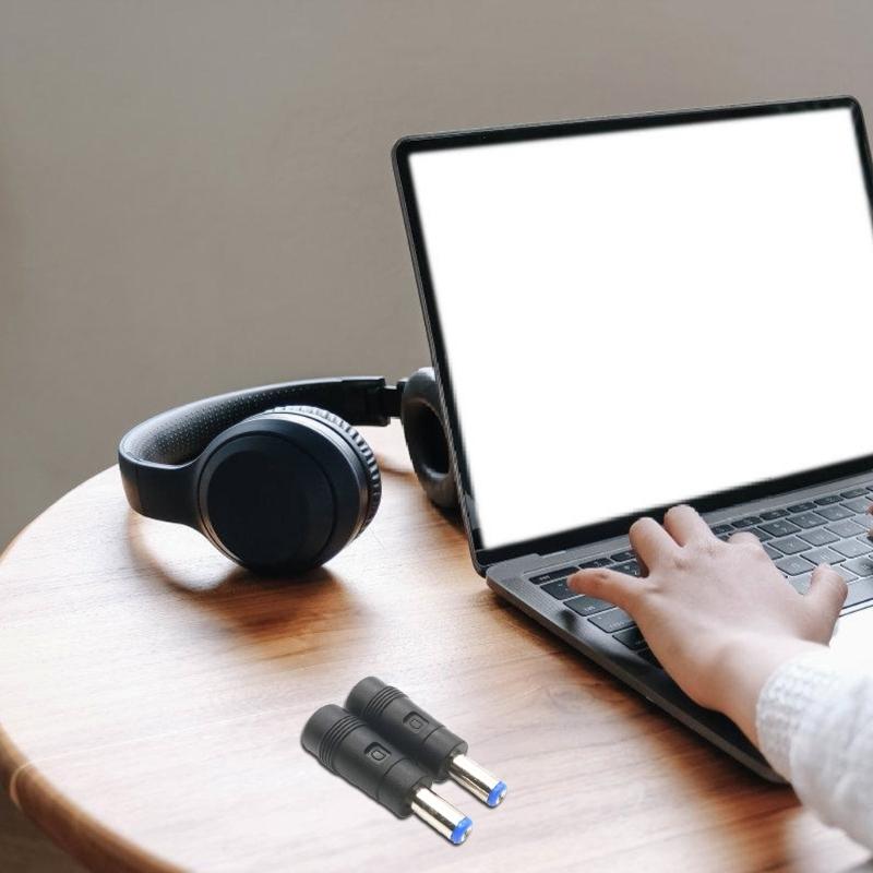 Portable DC5521 Female To DC5.5x2.1mm Male Converter Adapter Power Conversion Head for Various Laptops Brands
